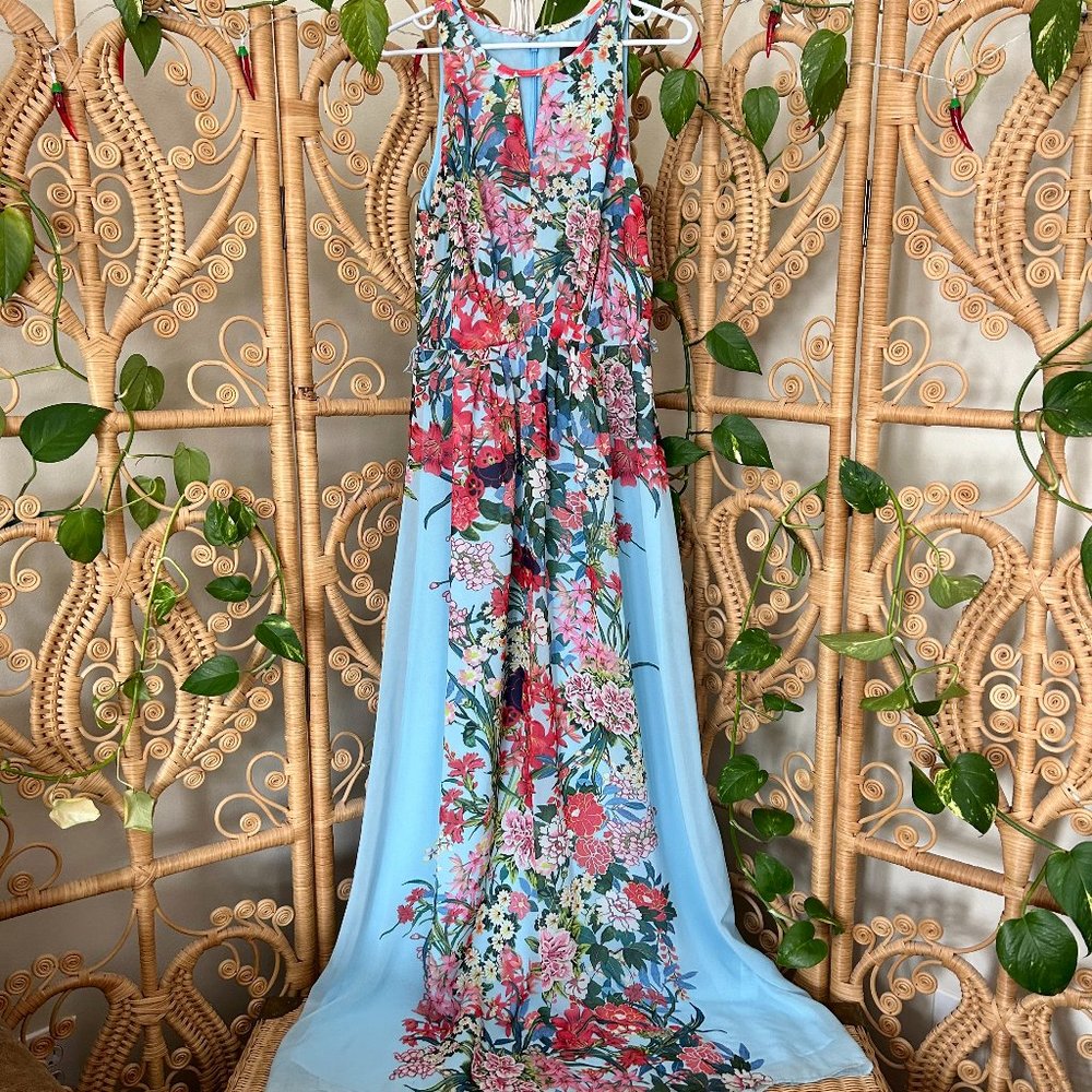 Adrianna Papell Sleevless Maxi Dress Size 8
